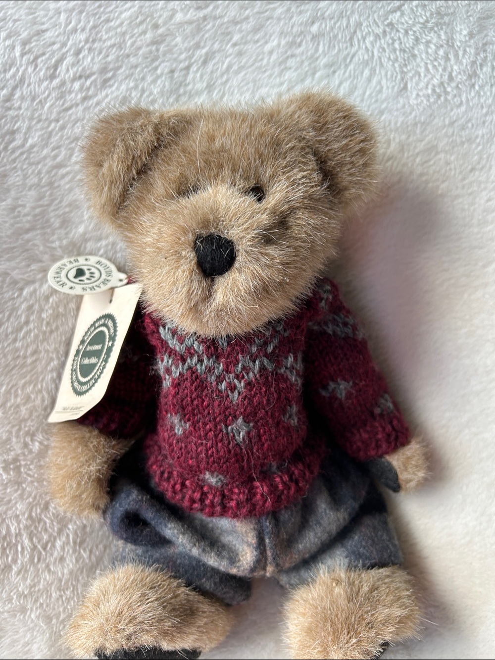 Brady Bearamore Boyds bear collectors new with tags attached 10”